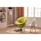 Manhattan Comfort Tulip Swivel Accent Chair Set of 4 in Multi Color Orange, Yellow, Green and Red 4-AC029 - alternate 5